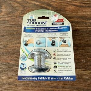 Original Tub Shroom in Stainless Steel - NEW